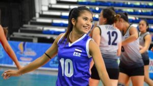 Ella es la seleccionada salvadoreña de voleibol que la rompe en TikTok
