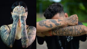 Regimen excepcion, tatuajes artisticos, soldados, policias, altavista, ilopango, Santa Tecla