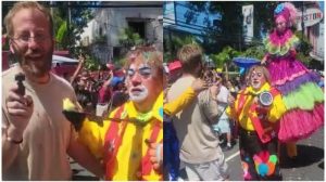 VIDEOS: "¿Qué pasa aquí?", Kobi Farkash disfruta junto a los salvadoreños de las fiestas agostinas
