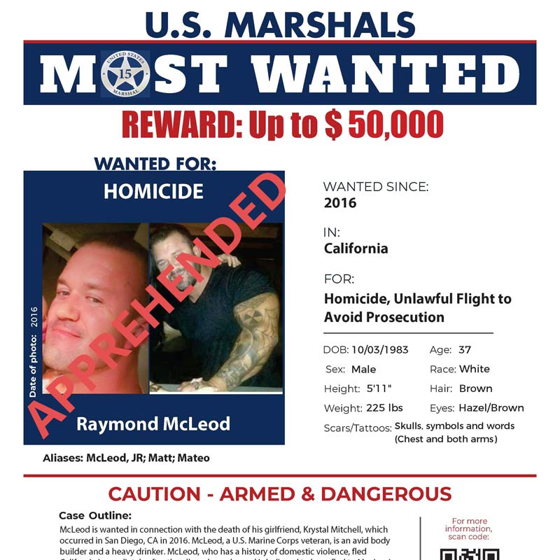 Raymond-McLeod- estados-unidos-fugitivo-15-mas-buscado-maestro-ingles-homicidio-mujer-capturado-pnc-el-salvador