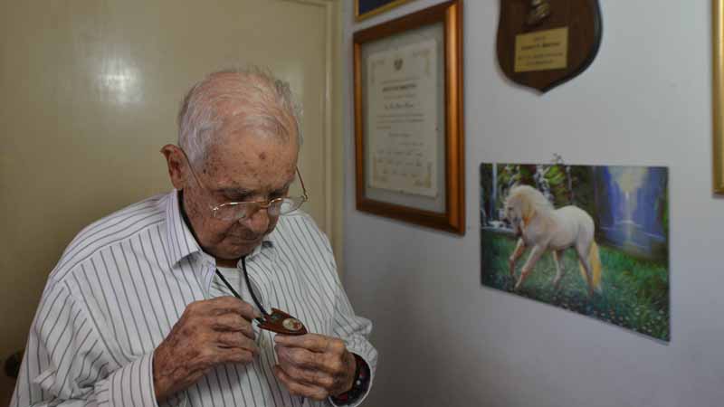Roberto Machón salvadoreño veterano segunda guerra mundial