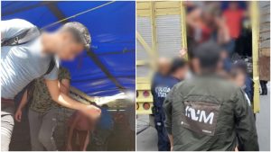 Rescatan a salvadoreños que viajaban hacinados en un camión en Puebla, México