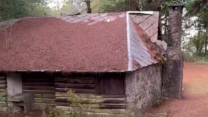 Cabaña abandonada en Chalatenango causa espanto en TikTok