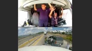 VIDEO: Hombres armados asaltan un camión en México