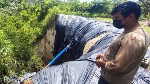 En Las Cimas de Ilopango urgen trabajos de mitigación  en dos grandes cárcavas