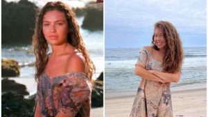 VIDEO: Thalía sorprende recreando a Marimar con el mismo vestido de hace 28 años