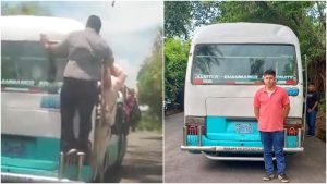 VIDEO: Motorista de microbús que llevaba colgados a pasajeros fue detenido en Sonsonate