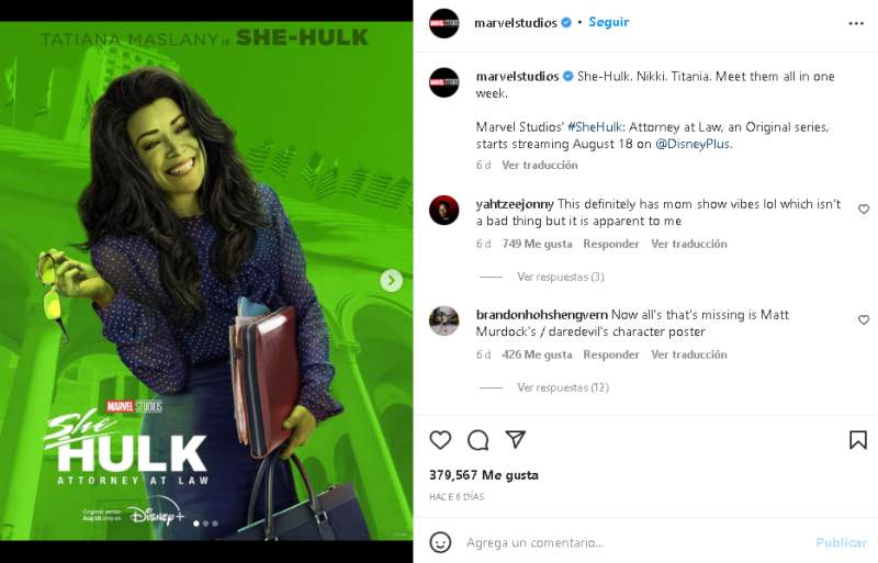 She-Hulk: Defensora de Héroes» cautiva a los fans y deja encantada a la  crítica tras su estreno - Diario El Salvador