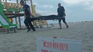 VIDEO. Explosión de una bomba en playa de Ucrania dejó varios muertos