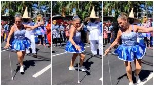 VIDEO. "¡Qué energía!": Yajaira se robó el show en Desfile de Correos