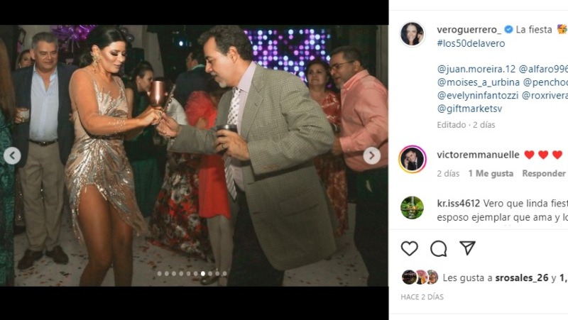 Verónica Guerrero baile esposo