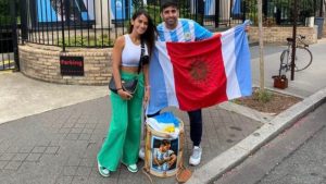 Antonella Roccuzzo Matias Rojas Paris
