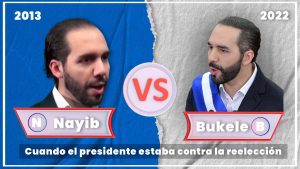Nayib vs. Bukele: Bukele estaba en contra de la reelección presidencial en 2013