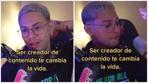 Entre lágrimas, salvadoreño Aleco Meco cuenta cómo le cambió la vida ser creador de contenido