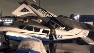 15 aviones fueron destruidos por un tornado en Florida antes de la llegada del huracán Ian