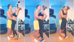 Anahí y su esposo demuestran la atracción entre ellos con tremendo baile