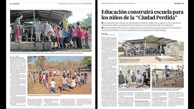 Escuela los almendros cobanos acajutla sonsonate ministro educacion Mauricio Pineda