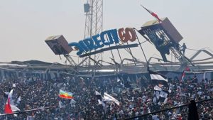 Accidente en estadio de Chile se hace viral