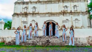 Ellas son las candidatas a reina de las fiestas patronales de Panchimalco
