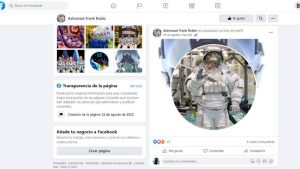 El astronauta Frank Rubio tiene su página oficial en Facebook