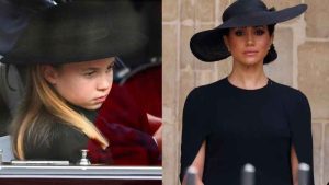 Princesa Charlotte rompe en llanto en el funeral y Meghan Markle “se quiebra” y followers dicen que merece un Óscar