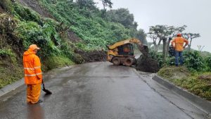 Estas son las zonas donde las lluvias provocaron derrumbes en las últimas horas, según el MOP