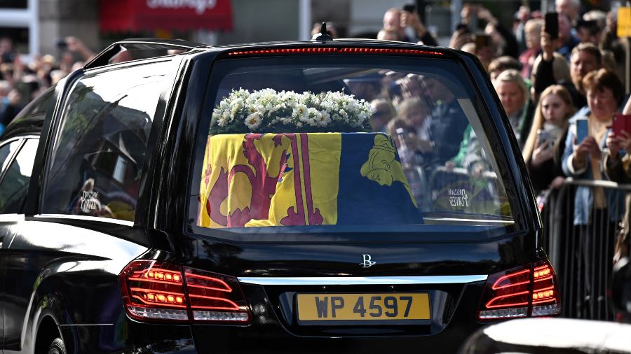 Cortejo fúnebre de la reina Isabel II