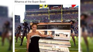 Rihanna inspira hilarantes memes tras conocerse que será la estrella del show del Super Bowl 2023