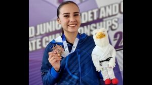 Gabriela Izaguirre - Medalla Mundial Karate