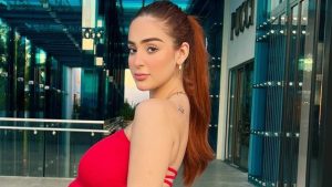 Nicolle Figueroa lanza indirecta de boda a su pareja Augusto Giménez