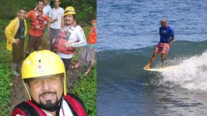 Salvó vidas durante las lluvias y se coronó campeón de surf