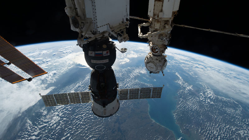 Vista a del planeta Tierra desde la Estación Espacial Internacional. Foto NASA