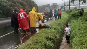 Correntada arrastró a motociclista y murió ahogado en Armenia, Sonsonate
