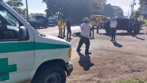 Motociclista murió en múltiple choque en Ciudad Arce, La Libertad