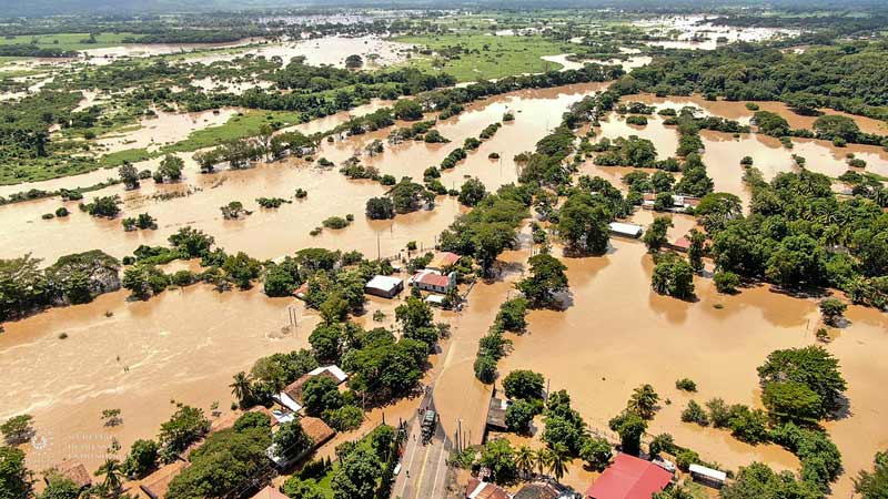 Las inundaciones provocadas por las lluvias han golpeado fuerte los hogares de las familias agricultoras de la zona oriental