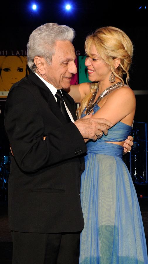 Shakira y su padre William Mebarak 