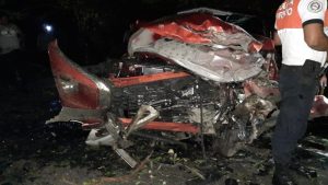 Siete lesionados en accidente de tránsito en Jujutla, Ahuachapán