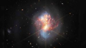 El James Webb enseña un par de galaxias entrelazadas que interactúan