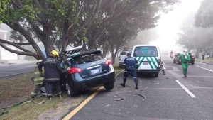 VIDEO: Tres muertos y dos lesionados en accidente sobre la carretera Panamericana