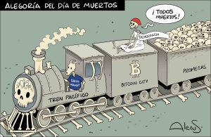 Alegoría del Día de Muertos