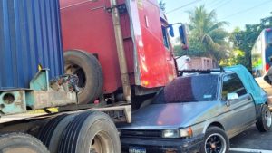 Múltiple accidente deja una persona muerta y dos lesionadas en Ciudad Arce