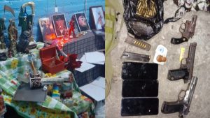 armas y altar a la muerte