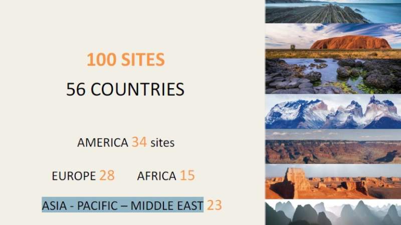 En el lista de la IUGS figuran 34 lugares del continente americano. Foto / IUGS