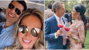 Luciana Sandoval y Verónica Guerrero muy enamoradas en sus románticas vacaciones con sus esposos