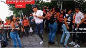 Yanira Berríos es víctima del ataque de celos de la acompañante de su pareja de baile