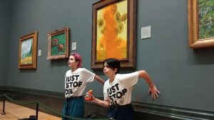 Vierten puré de verduras en "El sembrador" de Van Gogh en Roma