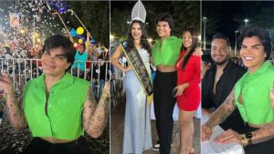 ¡El mejor jurado! René Valdivieso alborota a Atiquizaya en elección de reina