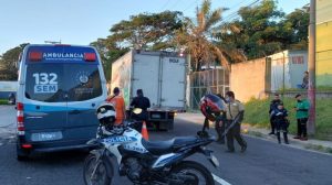 Universitario murió atropellado por camión en terminal Nuevo Amanecer, de Soyapango