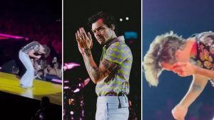 Harry Styles recibió fuerte golpe en el ojo durante su show en Los Ángeles
