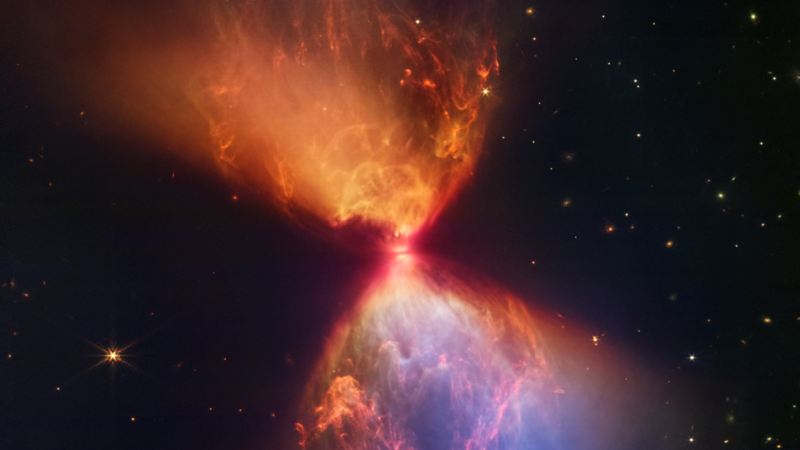 Protoestrella L1527. Foto: Imagen de carácter ilustrativo y no comercial/https://twitter.com/NASAWebb/status/1592902833766076416/photo/1 
